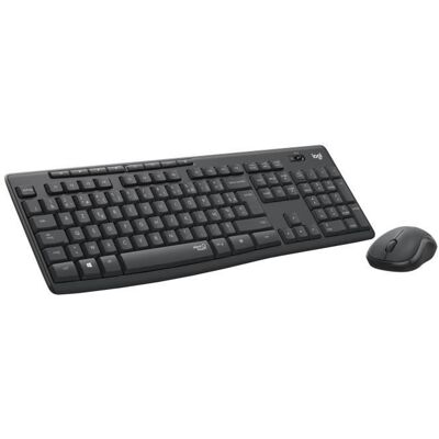 Ensemble Clavier Souris - Sans fil - Logitech - MK295 - AZERTY - Noir Noir - Publicité Ensemble Clavier Souris - Sans fil - Logitech - MK295 - AZERTY - Noir Noir - Publicité