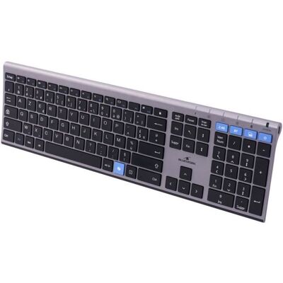 Clavier sans fil - Touches ciseaux - BLUESTORK - AZERTY - Métal - Silencieux Noir - Publicité Clavier sans fil - Touches ciseaux - BLUESTORK - AZERTY - Métal - Silencieux Noir - Publicité