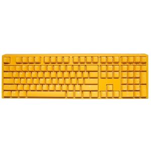 Clavier de jeu - DUCKY - One 3 Yellow - Jaune - Rétroéclairage RGB - Design moderne Jaune - Publicité Clavier de jeu - DUCKY - One 3 Yellow - Jaune - Rétroéclairage RGB - Design moderne Jaune - Publicité