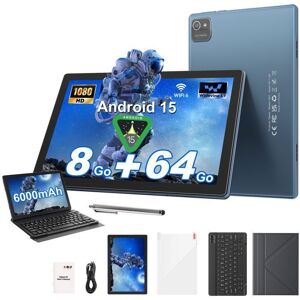 XGODY Tablette tactile N01 101 pouces Android 15 8 Go + 64 Go(extensible à 1 To) Penta-Core Wi-Fi6 Batterie de 6000mAhBluetooth Bleu - Publicité XGODY Tablette tactile N01 101 pouces Android 15 8 Go + 64 Go(extensible à 1 To) Penta-Core Wi-Fi6 Batterie de 6000mAhBluetooth Bleu - Publicité