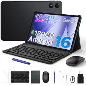 AORLYM P13 Pro Tablette Tactile Android 16 13.4 Pouces 120Hz 2.4K-48GB RAM+256GB ROM 12000mAh Gemini AI - Noir Noir - Publicité AORLYM P13 Pro Tablette Tactile Android 16 13.4 Pouces 120Hz 2.4K-48GB RAM+256GB ROM 12000mAh Gemini AI - Noir Noir - Publicité