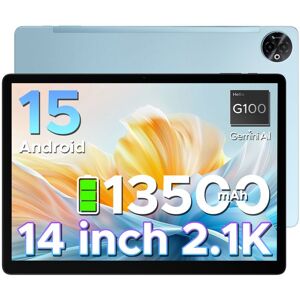 DOOGEE Tab E3 Max Tablette Android 15 Tablette 14 Pouces 2.1K Écran 13500mAh Batterie 32GB+256GB/TF 2TB GPS/GMS Bleu Bleu - Publicité DOOGEE Tab E3 Max Tablette Android 15 Tablette 14 Pouces 2.1K Écran 13500mAh Batterie 32GB+256GB/TF 2TB GPS/GMS Bleu Bleu - Publicité