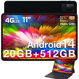 Tablette Tactile - DOOGEE - T40 - 11 pouces - 8Go RAM - 512Go Stockage - Android 14 Noir - Publicité Tablette Tactile - DOOGEE - T40 - 11 pouces - 8Go RAM - 512Go Stockage - Android 14 Noir - Publicité