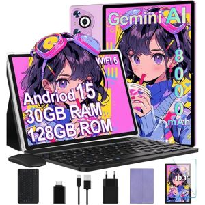 Tablette Android 2-en-1 - TURBIX - TAB30 - 101 Pouces - 30Go RAM - 128Go ROM - Stockage extensible 1To - Octo-Core Violet - Publicité Tablette Android 2-en-1 - TURBIX - TAB30 - 101 Pouces - 30Go RAM - 128Go ROM - Stockage extensible 1To - Octo-Core Violet - Publicité