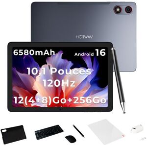 Tablette Tactile-HOTWAV Pad 13 Pro Cadeaux Scolaire Android 16 10.1 Batterie 6580mAh 4+256Go 4G Dual SIM Face ID/WiFi/GPSGris Gris - Publicité Tablette Tactile-HOTWAV Pad 13 Pro Cadeaux Scolaire Android 16 10.1 Batterie 6580mAh 4+256Go 4G Dual SIM Face ID/WiFi/GPSGris Gris - Publicité