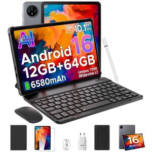 DOOGEE Tab A9 Tablette Tactile Avec clavier et stylet 10.1 pouces Android 1612 Go+ 64 Go 6580mAh /Face ID/5G WiFi Tablette - Gris Gris - Publicité DOOGEE Tab A9 Tablette Tactile Avec clavier et stylet 10.1 pouces Android 1612 Go+ 64 Go 6580mAh /Face ID/5G WiFi Tablette - Gris Gris - Publicité