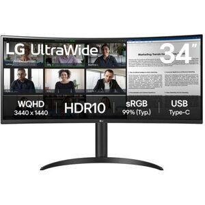 Ecran PC Lg UltraWide 34WR55QK-B Noir - Publicité Ecran PC Lg UltraWide 34WR55QK-B Noir - Publicité