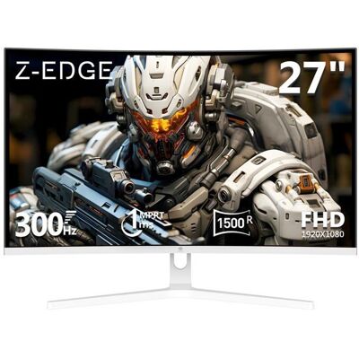 Ecran PC Garmer Z-EDGE UG27H 27 300Hz 1500R Moniteur FHD (1920x1080) FreeSync HDR10 2x HDMI2.0 et 2x DisplayPort1.4-Blanc Blanc - Publicité Ecran PC Garmer Z-EDGE UG27H 27 300Hz 1500R Moniteur FHD (1920x1080) FreeSync HDR10 2x HDMI2.0 et 2x DisplayPort1.4-Blanc Blanc - Publicité