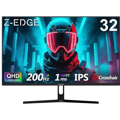 Ecran PC Gamer - Z-EDGE - 32 - QHD - 200Hz - Dalle IPS - 1ms -FreeSync - UG32 Noir - Publicité Ecran PC Gamer - Z-EDGE - 32 - QHD - 200Hz - Dalle IPS - 1ms -FreeSync - UG32 Noir - Publicité