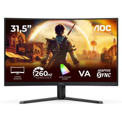 Ecran PC incurvé Gamer - AOC - 32 - FHD - 260Hz OC (240Hz natif) - Dalle VA - 03ms - C32G42ZE Noir - Publicité Ecran PC incurvé Gamer - AOC - 32 - FHD - 260Hz OC (240Hz natif) - Dalle VA - 03ms - C32G42ZE Noir - Publicité