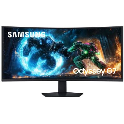 Moniteur Gaming - SAMSUNG - Odyssey G7 G75F - 40 Curved - 3840x2160 - 180Hz FreeSync Noir - Publicité Moniteur Gaming - SAMSUNG - Odyssey G7 G75F - 40 Curved - 3840x2160 - 180Hz FreeSync Noir - Publicité