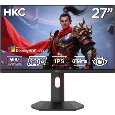 Ecran PC Gamer - HKC - 27 - QHD - 320Hz - Dalle Fast IPS - 1ms - G27H4P Noir - Publicité Ecran PC Gamer - HKC - 27 - QHD - 320Hz - Dalle Fast IPS - 1ms - G27H4P Noir - Publicité