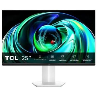 Monitor TCL 25G54 25 FullHD 144Hz IPS Mini LED HDR10 Blanco regulable Blanc - Publicité Monitor TCL 25G54 25 FullHD 144Hz IPS Mini LED HDR10 Blanco regulable Blanc - Publicité