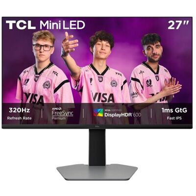 Ecran PC Tcl Gaming 27P2A Pro 27 QHD Mini LED 320 Hz Noir - Publicité Ecran PC Tcl Gaming 27P2A Pro 27 QHD Mini LED 320 Hz Noir - Publicité