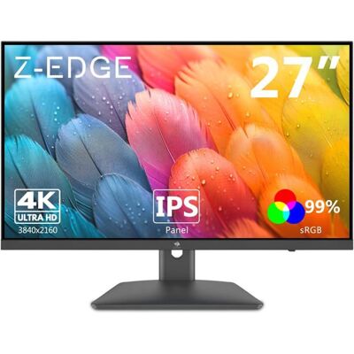 Ecran PC - Z-EDGE - 27 - 4K UHD (3840x2160) - 75Hz - Dalle IPS - 5 ms - FreeSync -HU27P4K Noir - Publicité Ecran PC - Z-EDGE - 27 - 4K UHD (3840x2160) - 75Hz - Dalle IPS - 5 ms - FreeSync -HU27P4K Noir - Publicité