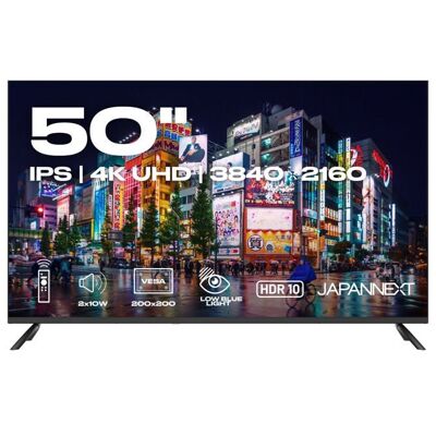 Ecran PC Grand Format - JAPANNEXT - 50 - IPS - 4K UHD (3840x2160) - JN-i50U Noir - Publicité Ecran PC Grand Format - JAPANNEXT - 50 - IPS - 4K UHD (3840x2160) - JN-i50U Noir - Publicité