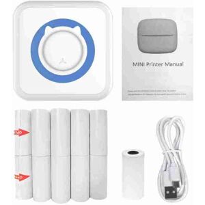 SALALIS imprimante de poche Imprimante photo tout-en-un Imprimante portable multifonction Mini-imprimante instantanée bureau pack - Publicité SALALIS imprimante de poche Imprimante photo tout-en-un Imprimante portable multifonction Mini-imprimante instantanée bureau pack - Publicité