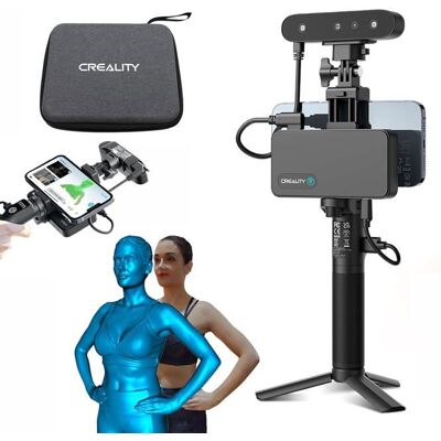 Scanner 3D - Creality - CR Scan Ferret Pro - Précision 0 1 mm - WiFi 6 - Anti-vibration Noir - Publicité Scanner 3D - Creality - CR Scan Ferret Pro - Précision 0 1 mm - WiFi 6 - Anti-vibration Noir - Publicité