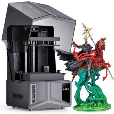 Imprimante 3D ELEGOO Saturn 4 Ultra Écran 12K MSLA Nivellement Automatique Grande Taille dimpression 220 * 12288 * 21888mm³ Noir - Publicité Imprimante 3D ELEGOO Saturn 4 Ultra Écran 12K MSLA Nivellement Automatique Grande Taille dimpression 220 * 12288 * 21888mm³ Noir - Publicité