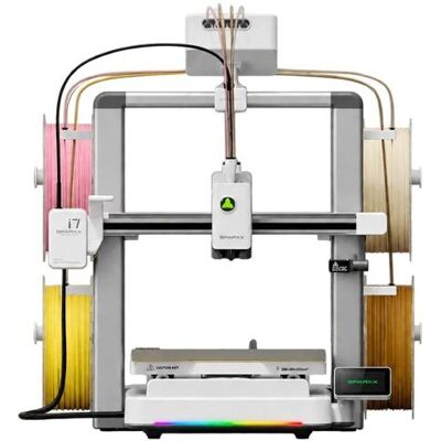 Creality Imprimante 3D Multicolore SPARKX i7 avec CFS Nano Combo pour Débutants - Modélisation IA par Photos-Nivellement Auto. Blanc - Publicité Creality Imprimante 3D Multicolore SPARKX i7 avec CFS Nano Combo pour Débutants - Modélisation IA par Photos-Nivellement Auto. Blanc - Publicité