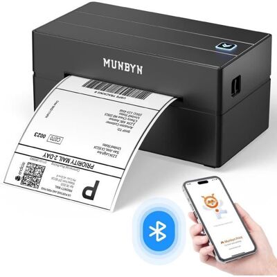 Munbyn Realwriter 130 - Bluetooth - 4x6 - Imprimante d'étiquettes d'expédition - Publicité Munbyn Realwriter 130 - Bluetooth - 4x6 - Imprimante d'étiquettes d'expédition - Publicité