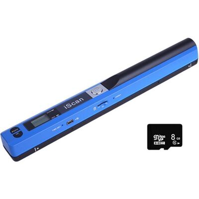 BYTELIKE Scanner Portable A4 - 300/600 /900 DPI - Sans Fil Main Inclus Carte SD 8Go PDF/JPEG - Bleu - Publicité BYTELIKE Scanner Portable A4 - 300/600 /900 DPI - Sans Fil Main Inclus Carte SD 8Go PDF/JPEG - Bleu - Publicité