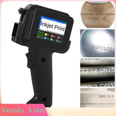 TMISHION imprimante à jet dencre portable 12 Imprimante à Jet Dencre Portable Imprimante Portable 600 DPI 127 Mm bureau petit - Publicité TMISHION imprimante à jet dencre portable 12 Imprimante à Jet Dencre Portable Imprimante Portable 600 DPI 127 Mm bureau petit - Publicité