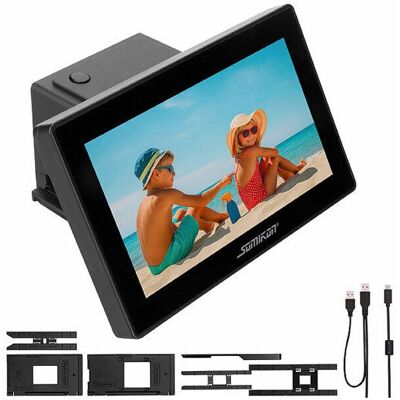 SOMIKON Scanner de diapositives et négatifs 48 Mpx avec écran tactile 7 SD-1805 - Publicité SOMIKON Scanner de diapositives et négatifs 48 Mpx avec écran tactile 7 SD-1805 - Publicité