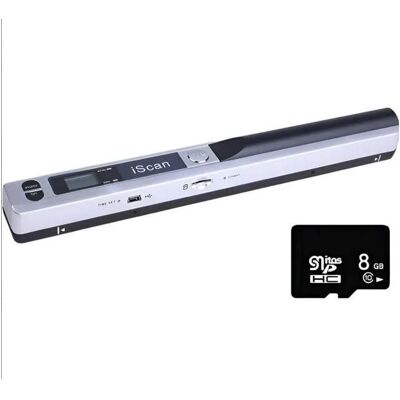 SAPLIKY Scanner Portable 900DPI avec Carte Mémoire 8Go Numérisation A4 pour Documents Photos Livres Léger Haute Résolution Compatible - Publicité SAPLIKY Scanner Portable 900DPI avec Carte Mémoire 8Go Numérisation A4 pour Documents Photos Livres Léger Haute Résolution Compatible - Publicité
