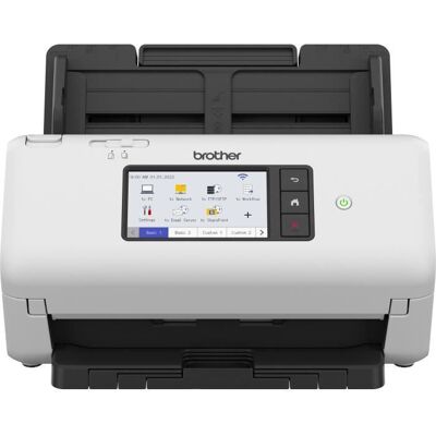Scanner de documents - BROTHER - ADS-4700 - Recto-verso - Ethernet/Wi-Fi/Wi-Fi Direct - 40 ppm/80 ipm Blanc - Publicité Scanner de documents - BROTHER - ADS-4700 - Recto-verso - Ethernet/Wi-Fi/Wi-Fi Direct - 40 ppm/80 ipm Blanc - Publicité