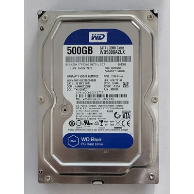 Disque dur interne WD Caviar Blue 500GB 35 WD5000AZLX 7200 tr 32 Mo de Cache - Publicité Disque dur interne WD Caviar Blue 500GB 35 WD5000AZLX 7200 tr 32 Mo de Cache - Publicité