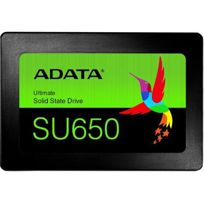 Disque SSD interne ADATA Ultimate SU650 - 240 Go - 2.5 - SATA III - 3D NAND - ECC - Publicité Disque SSD interne ADATA Ultimate SU650 - 240 Go - 2.5 - SATA III - 3D NAND - ECC - Publicité