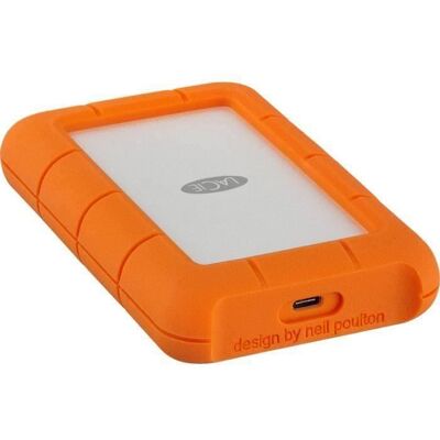 Disque dur externe Lacie 4TB RUGGED USB 3.0 USB-C Gris - Publicité Disque dur externe Lacie 4TB RUGGED USB 3.0 USB-C Gris - Publicité