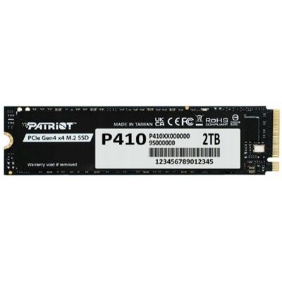 SSD M.2 NVMe - PATRIOT - P410 - 2 To - PCIe Gen4 x4 - 5 000/4 500 Mo/s - Publicité SSD M.2 NVMe - PATRIOT - P410 - 2 To - PCIe Gen4 x4 - 5 000/4 500 Mo/s - Publicité