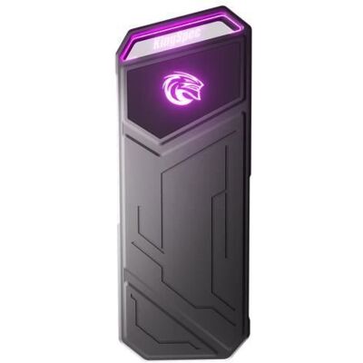 Disque Dur Externe - KingSpec - Z5 Series - 2 To - 20Gbps USB 3.2 Type C - Noir avec RGB Noir - Publicité Disque Dur Externe - KingSpec - Z5 Series - 2 To - 20Gbps USB 3.2 Type C - Noir avec RGB Noir - Publicité
