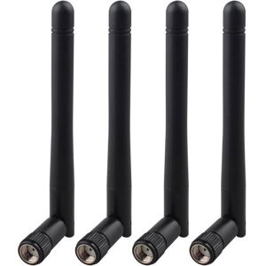 PEYSAITR 4 Paquets Antenne WiFi Bi-Bande 2.4GHz 5GHz 5.8GHz 3dBi MIMO RP-SMA Mâle Omnidirectionnelle pour Bateau Amorceur Caméra Sécurité IP - Publicité PEYSAITR 4 Paquets Antenne WiFi Bi-Bande 2.4GHz 5GHz 5.8GHz 3dBi MIMO RP-SMA Mâle Omnidirectionnelle pour Bateau Amorceur Caméra Sécurité IP - Publicité
