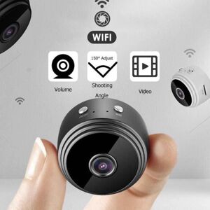 Mini caméra Espion cachée WiFi sans Fil 1080p HD Vision Nocturne Caméscope DVR Secret Micro Caméscope pour la sécurité à Domicile Noir - Publicité Mini caméra Espion cachée WiFi sans Fil 1080p HD Vision Nocturne Caméscope DVR Secret Micro Caméscope pour la sécurité à Domicile Noir - Publicité