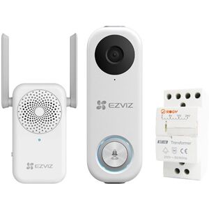 EZVIZ CS-BD-DB1C Kit de sonnette blanc - Sonnette intelligente avec IA - Publicité EZVIZ CS-BD-DB1C Kit de sonnette blanc - Sonnette intelligente avec IA - Publicité