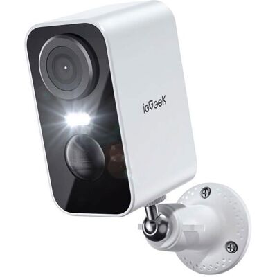 ieGeek 2K Caméra de Surveillance WiFi Exterieure sans Fil Batterie Vision Nocturne Couleur AI & PIR Détection Mouvement Audio IP65 - Publicité ieGeek 2K Caméra de Surveillance WiFi Exterieure sans Fil Batterie Vision Nocturne Couleur AI & PIR Détection Mouvement Audio IP65 - Publicité