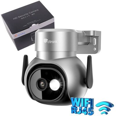 Ctronics 4K 8MP Caméra Surveillance PTZ WiFi 24/5Ghz ,Détection Humaine/Animaux/Véhicule et Suivi Auto,Vision Nocturne Couleur 30M - Publicité Ctronics 4K 8MP Caméra Surveillance PTZ WiFi 24/5Ghz ,Détection Humaine/Animaux/Véhicule et Suivi Auto,Vision Nocturne Couleur 30M - Publicité