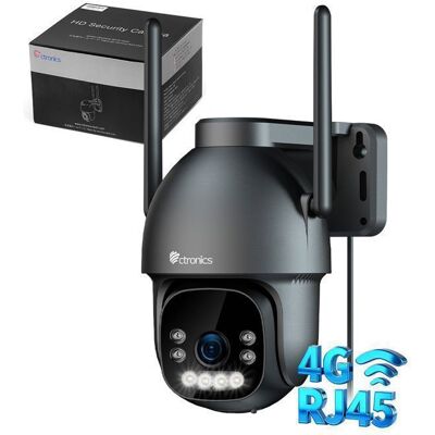 CTRONICS Caméra de Surveillance 4K 8MP - PTZ Vision Nocturne Couleur - Détection Humains/Véhicules/Animaux - NVR Audio Bidirectionnel IP66 - Publicité CTRONICS Caméra de Surveillance 4K 8MP - PTZ Vision Nocturne Couleur - Détection Humains/Véhicules/Animaux - NVR Audio Bidirectionnel IP66 - Publicité