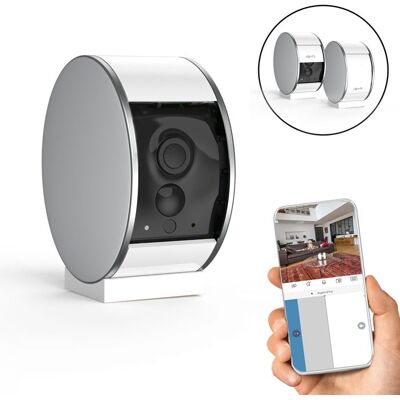 SOMFY 1875318 - Indoor Camera - Caméra de surveillance intérieure - Stickers alarme - Volet Motorisé - Détecteur de Mouvement & - Publicité SOMFY 1875318 - Indoor Camera - Caméra de surveillance intérieure - Stickers alarme - Volet Motorisé - Détecteur de Mouvement & - Publicité