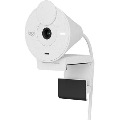 Logitech Brio 300 - Blanc - USB-C - Webcam - Publicité Logitech Brio 300 - Blanc - USB-C - Webcam - Publicité