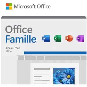 Microsoft Office Famille 2024 - Achat définitif • Code dactivation pour 1 PC ou Mac - Publicité Microsoft Office Famille 2024 - Achat définitif • Code dactivation pour 1 PC ou Mac - Publicité