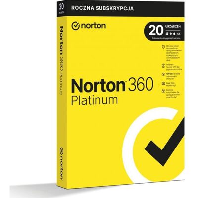 NORTON GEN DIGITAL Antivirus Norton - 21427517 - 360 Platinum pour 20 appareils pendant 12 mois () - Publicité NORTON GEN DIGITAL Antivirus Norton - 21427517 - 360 Platinum pour 20 appareils pendant 12 mois () - Publicité