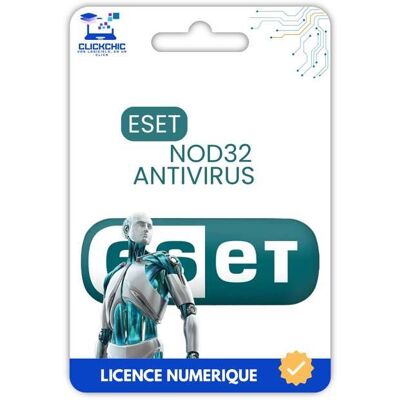 ESET NOD32 Antivirus 2025 Licence numérique 1 appareil 1 an Activation immédiate - Publicité ESET NOD32 Antivirus 2025 Licence numérique 1 appareil 1 an Activation immédiate - Publicité