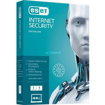 Logiciel de sécurité - ESET - Internet Security 2022 - 1 Poste - 1 An - Téléchargement - Publicité Logiciel de sécurité - ESET - Internet Security 2022 - 1 Poste - 1 An - Téléchargement - Publicité