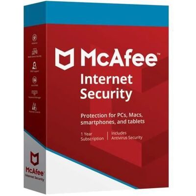 McAfee Internet Security 1 Appareil 1 An PC-Mac-Android-iOS Téléchargement - Publicité McAfee Internet Security 1 Appareil 1 An PC-Mac-Android-iOS Téléchargement - Publicité