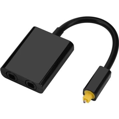 Répartiteur audio optique numérique à double port Toslink Cable audio 1 à 2 sorties-DUO - Publicité Répartiteur audio optique numérique à double port Toslink Cable audio 1 à 2 sorties-DUO - Publicité