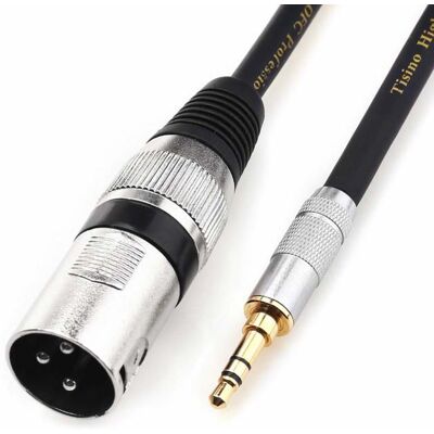 VSNDIUFGDUSFFGH Câble 35mm vers XLRprise mini-jack déséquilibrée 35mm vers adaptateur XLR mâlecordon de microphone câble XLR 50cm - Publicité VSNDIUFGDUSFFGH Câble 35mm vers XLRprise mini-jack déséquilibrée 35mm vers adaptateur XLR mâlecordon de microphone câble XLR 50cm - Publicité